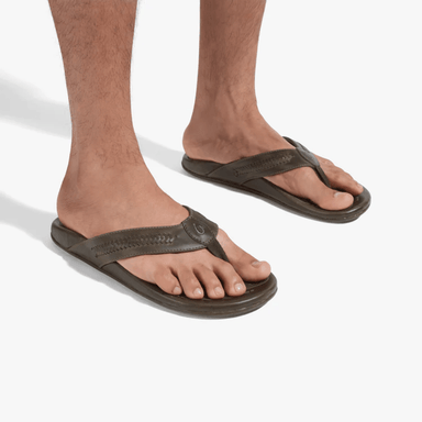 Olukai Men's Mea Ola Mano Flip Flops - Mustang/Tan - Olukai