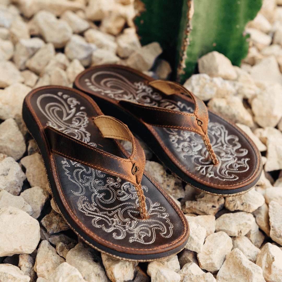 Olukai Paniolo Flip Flops - Natural - Olukai