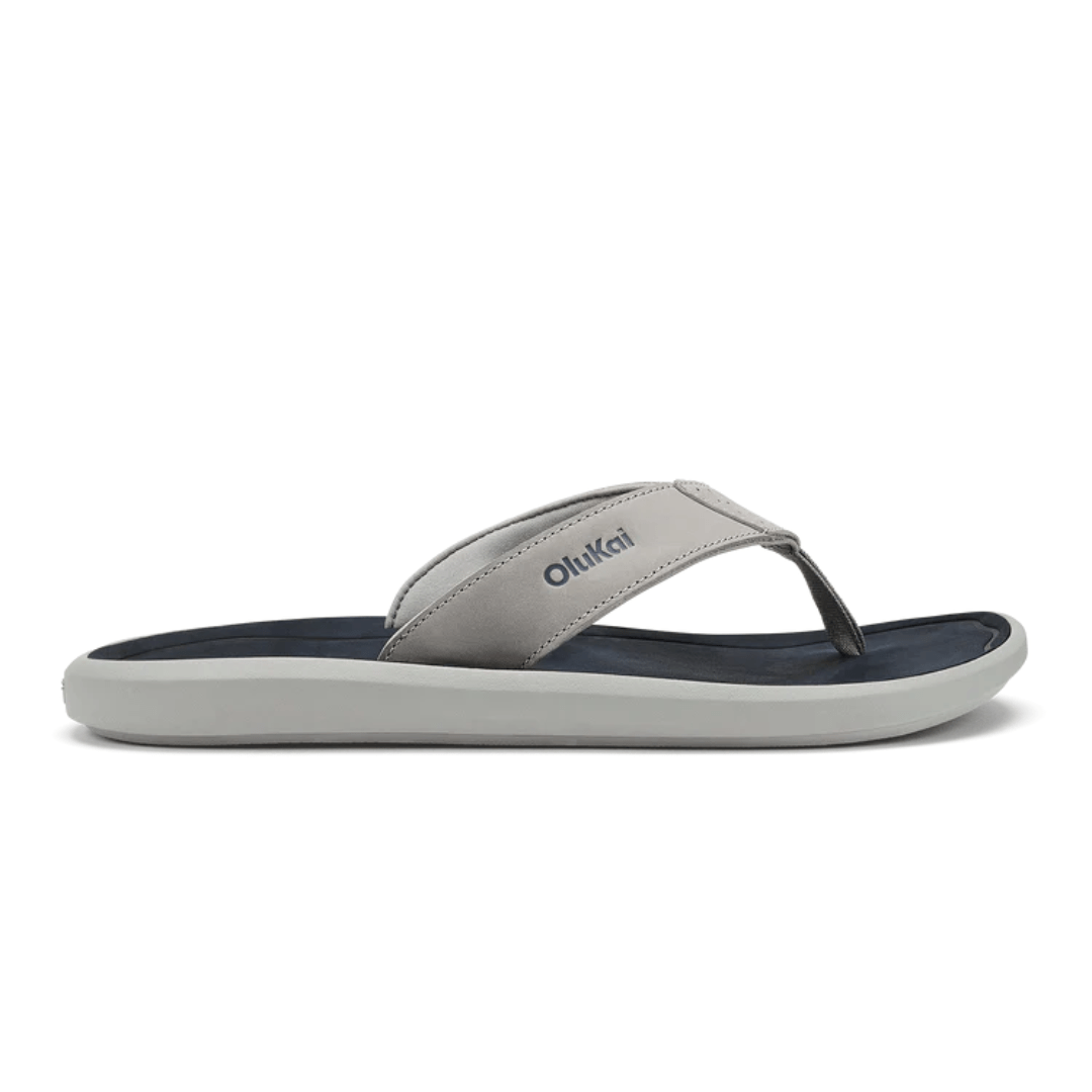Olukai Pili Flip Flop - Ash/Mood Indigo - Olukai
