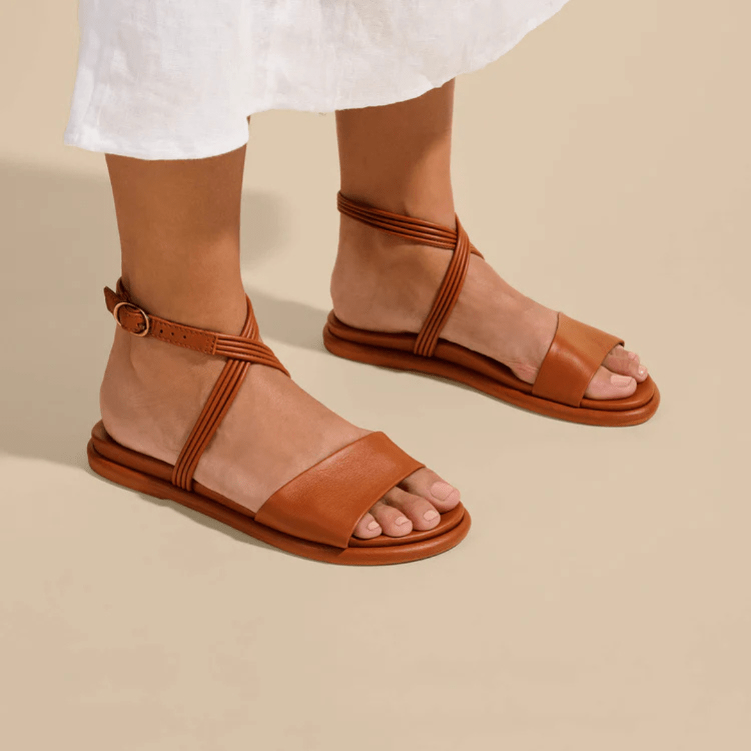 Olukai Tiare Wrap Sandals - Fox - Olukai