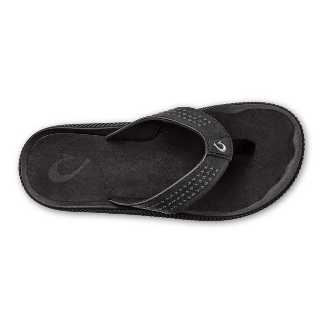 Olukai Ulele Flip Flops - Black - Olukai