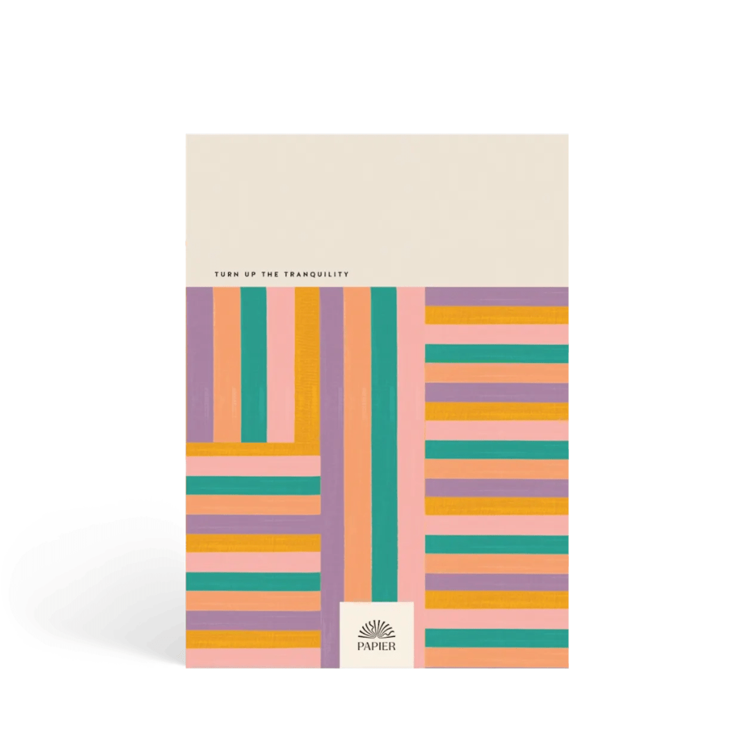Papier Happy Stripes Wellness Journal - Papier