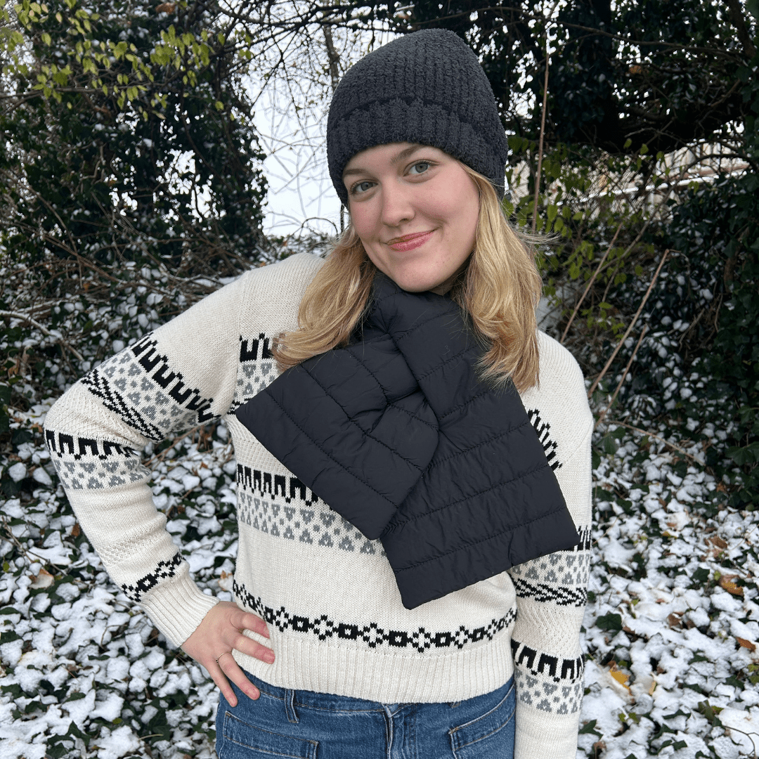 Puffer Keyhole Scarf - Very Moda