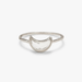 Pura Vida Moonstone Moon Ring - Silver - Pura Vida