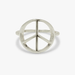 Pura Vida Peace Sign Ring - Silver - Pura Vida