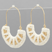 Raffia Dangle Earrings - Golden Stella