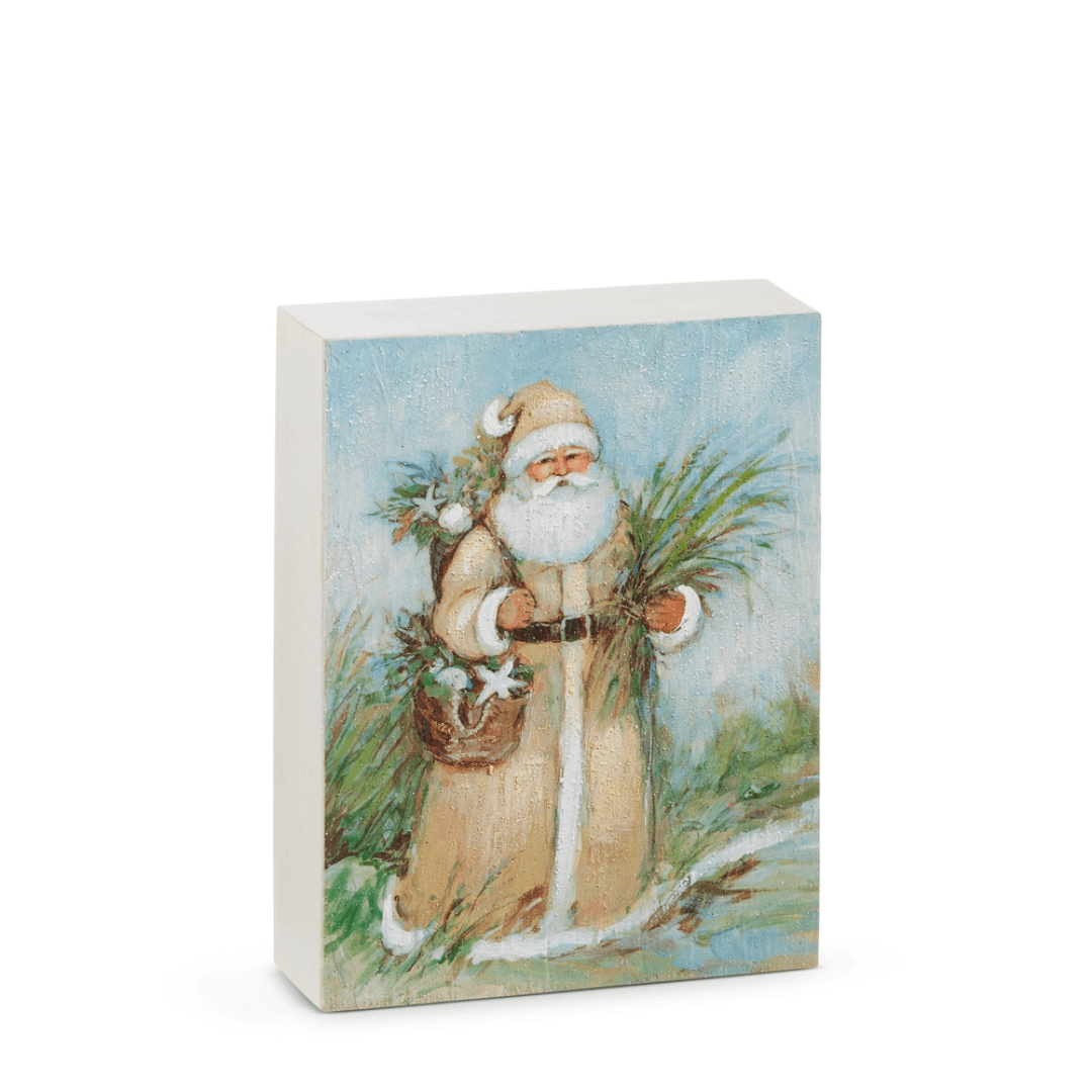 Raz Coastal Santa Block - Raz Imports, Inc.