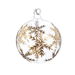 Raz Gold Etched Snowflake Ball Ornament - Raz Imports, Inc.