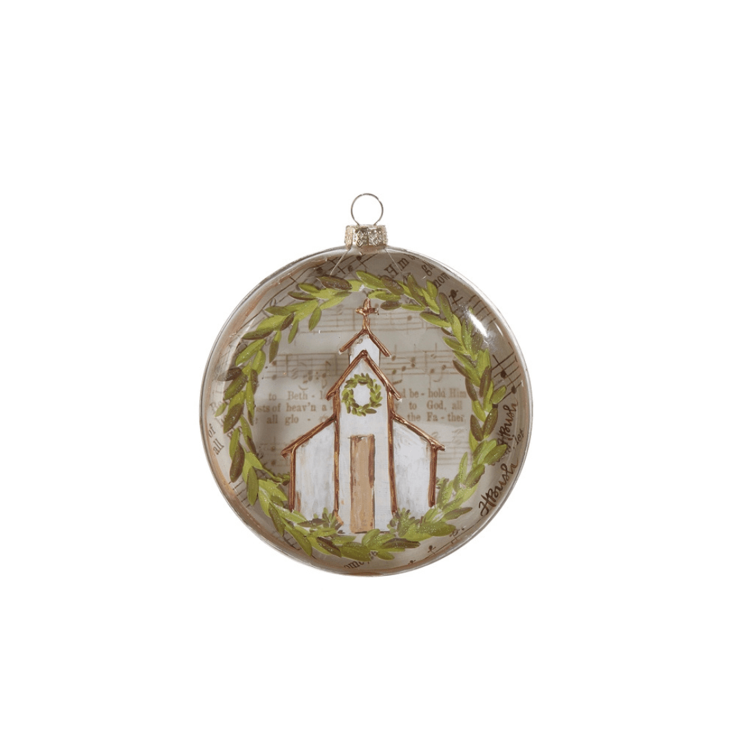 Raz Music Sheet Church Ornament - Raz Imports, Inc.