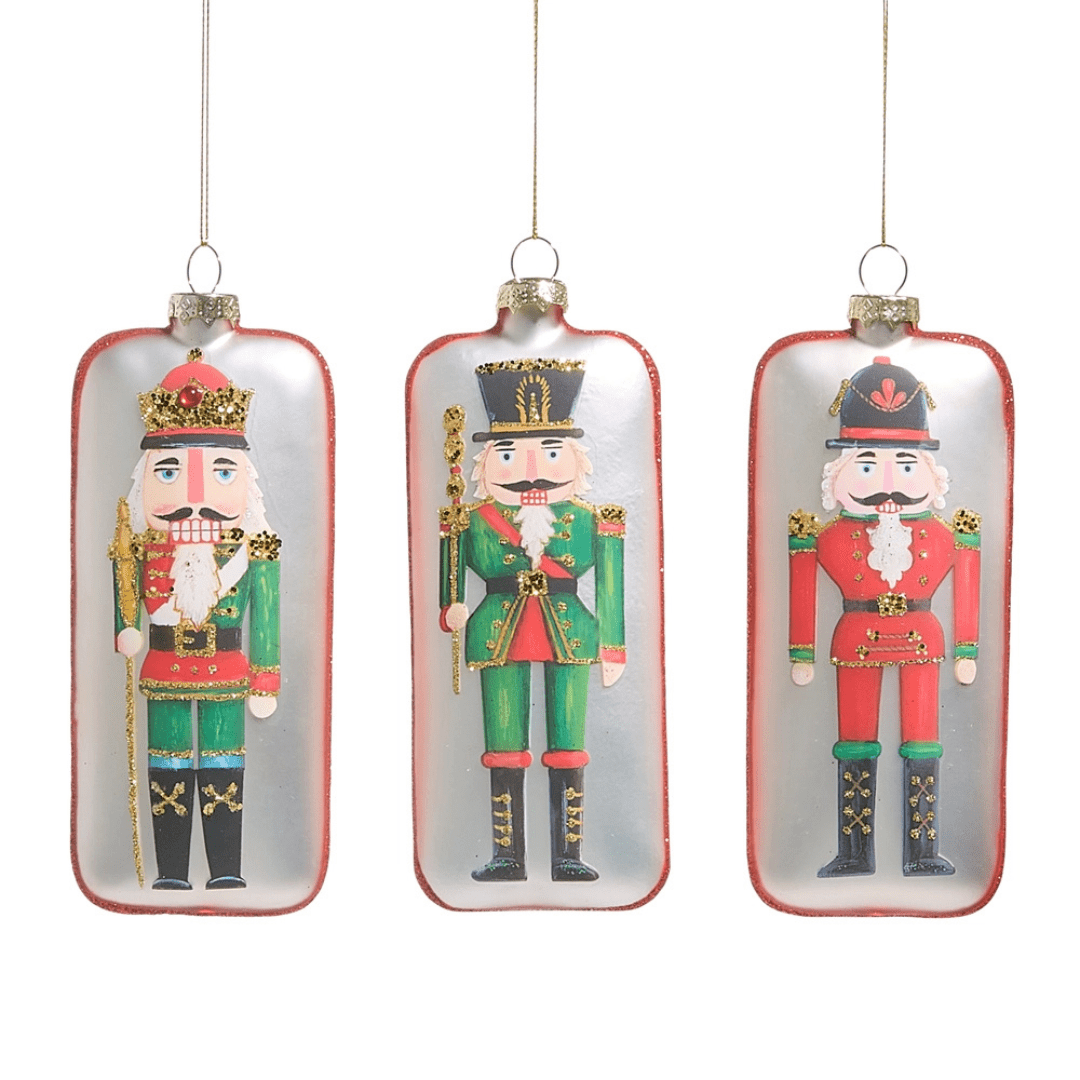 Raz Nutcracker Rectangle Ornament - Raz Imports, Inc.