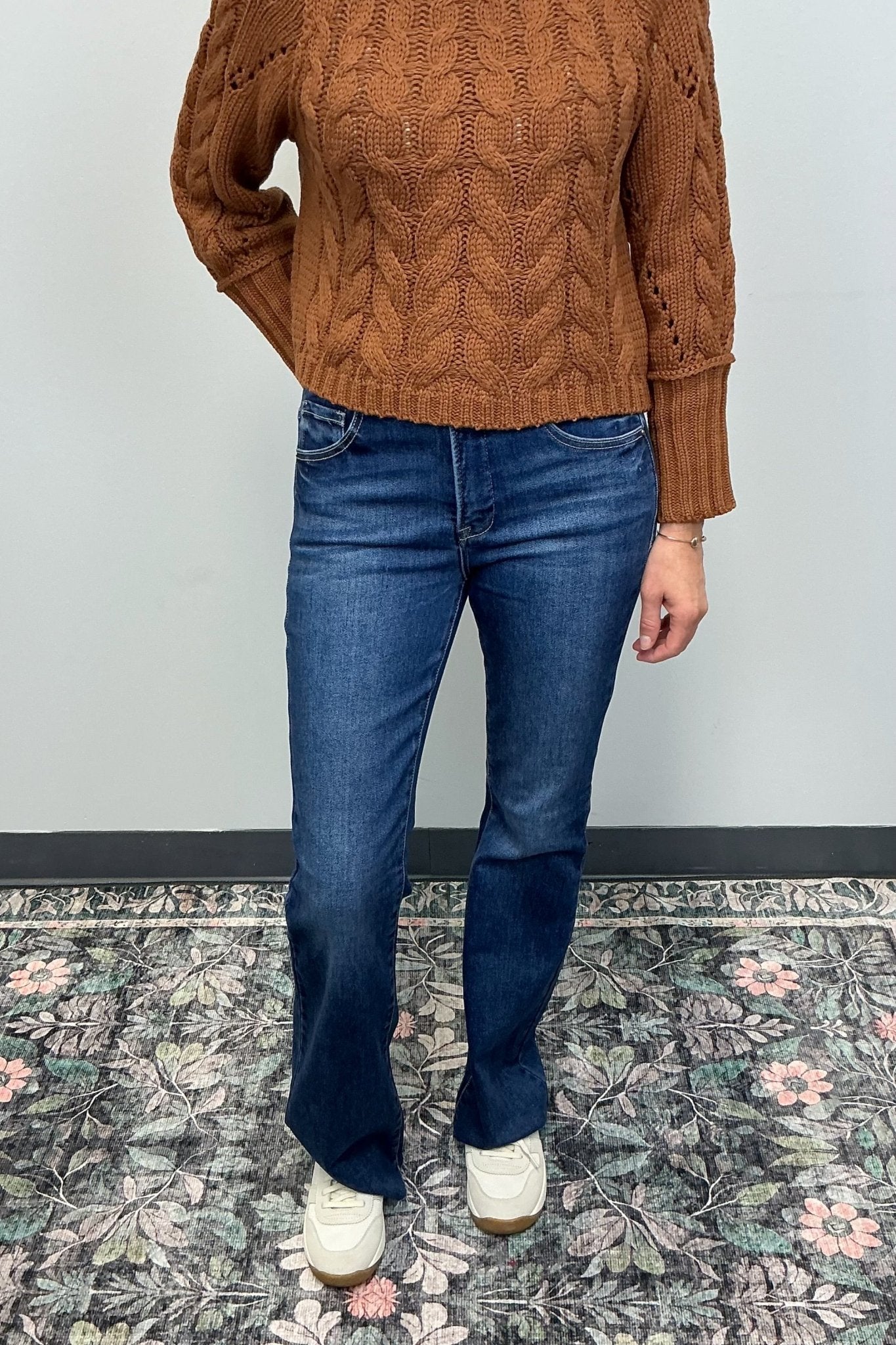 Risen Jeans High Rise Boot Cut - Medium Wash - Risen Jeans