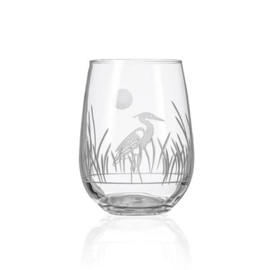Rolf Stemless Wine Glass - Heron - Rolf Glass