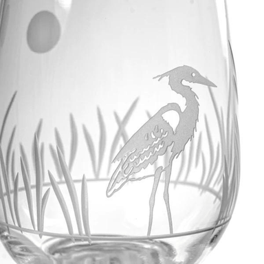Rolf Stemless Wine Glass - Heron - Rolf Glass