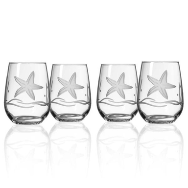 Rolf Stemless Wine - Starfish - Rolf Glass