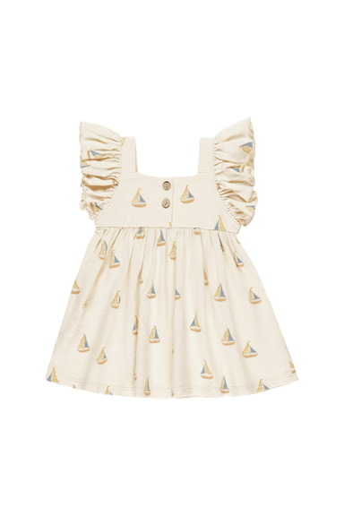 Rylee + Cru Mariposa Dress - Sailboats - Rylee + Cru