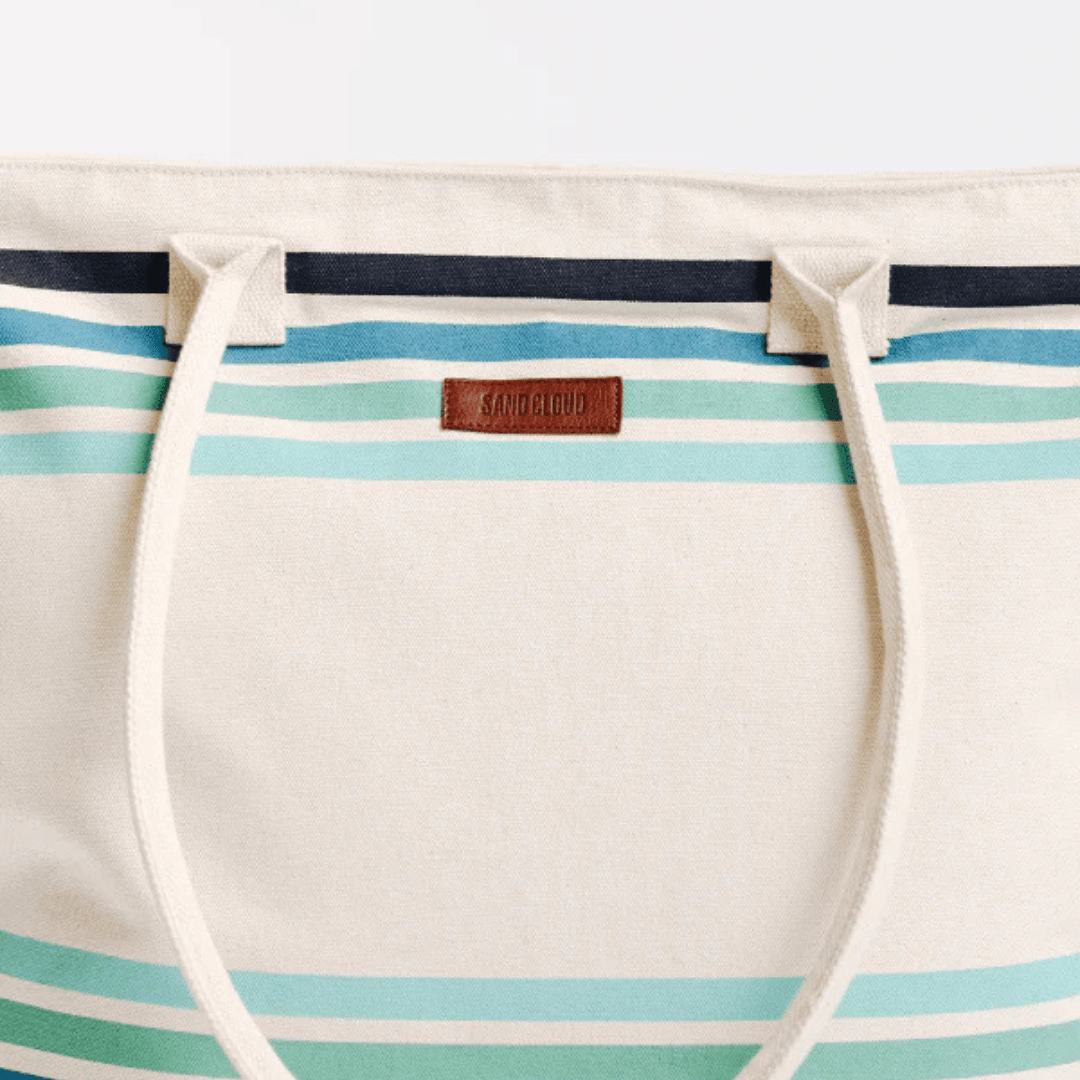 Sand Cloud Border Classic Stripe Beach Tote - Sand Cloud