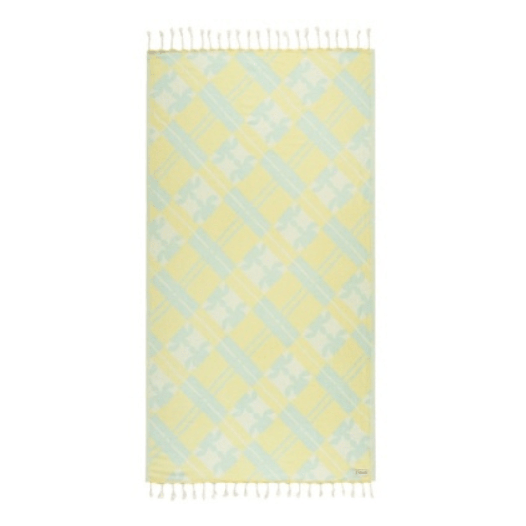 Sand Cloud Regular Sand Resistant Towel - Turtle Plaid - Sand Cloud