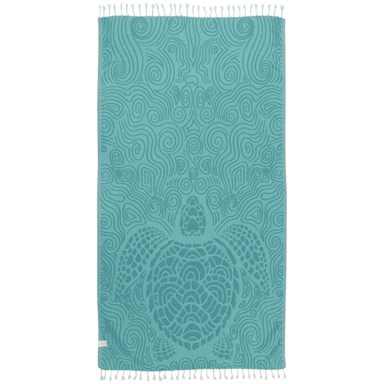 Sand Cloud Sand Resistant Towel - Mint Swirl Turtle - Sand Cloud