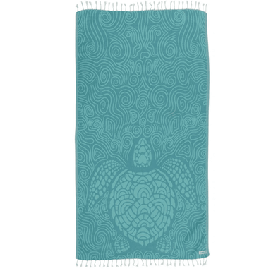 Sand Cloud Sand Resistant Towel - Mint Swirl Turtle - Sand Cloud
