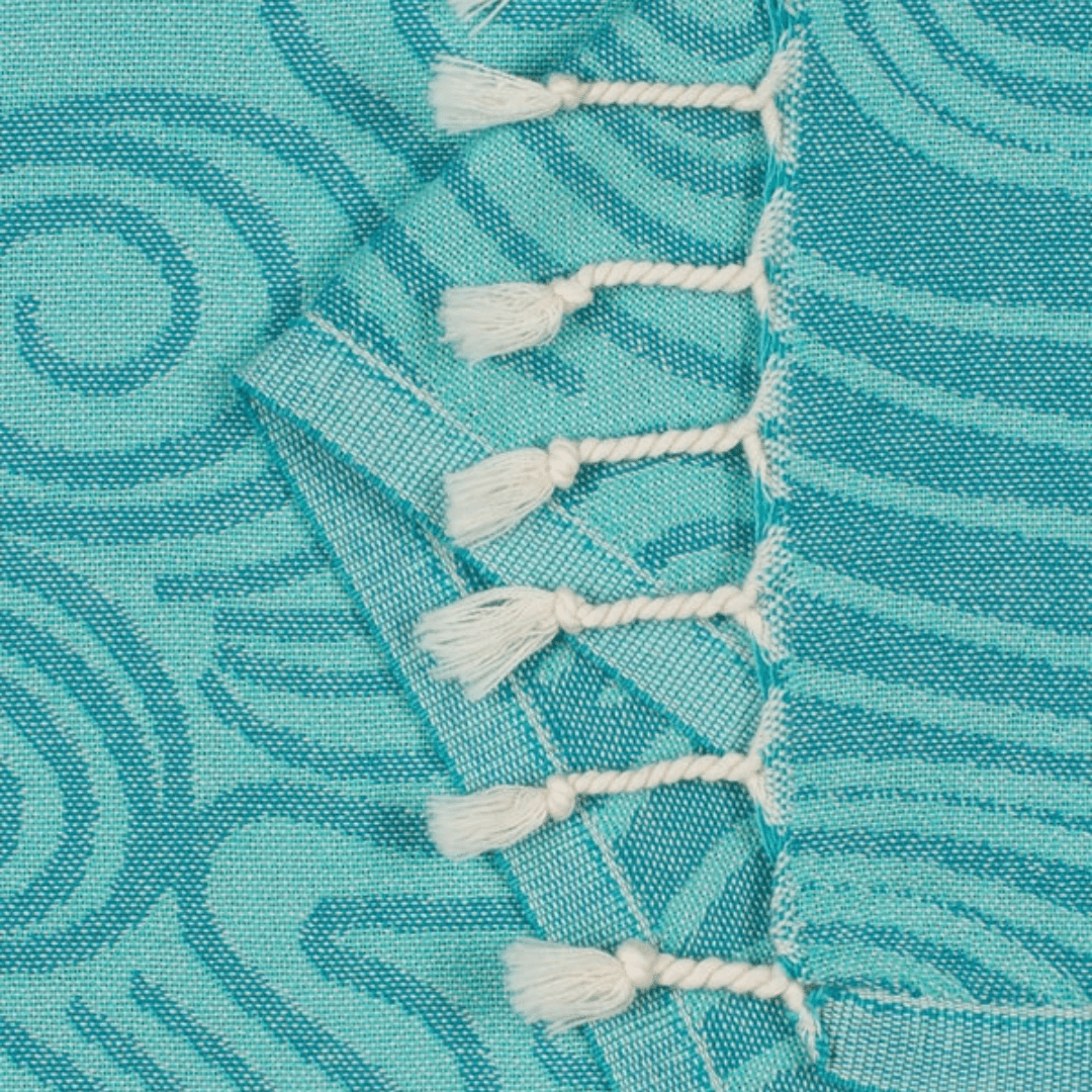 Sand Cloud Sand Resistant Towel - Mint Swirl Turtle - Sand Cloud