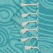 Sand Cloud Sand Resistant Towel - Mint Swirl Turtle - Sand Cloud
