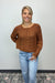 Six Fifty Alexa Boat Neck Sweater - Rust - Six Fifty