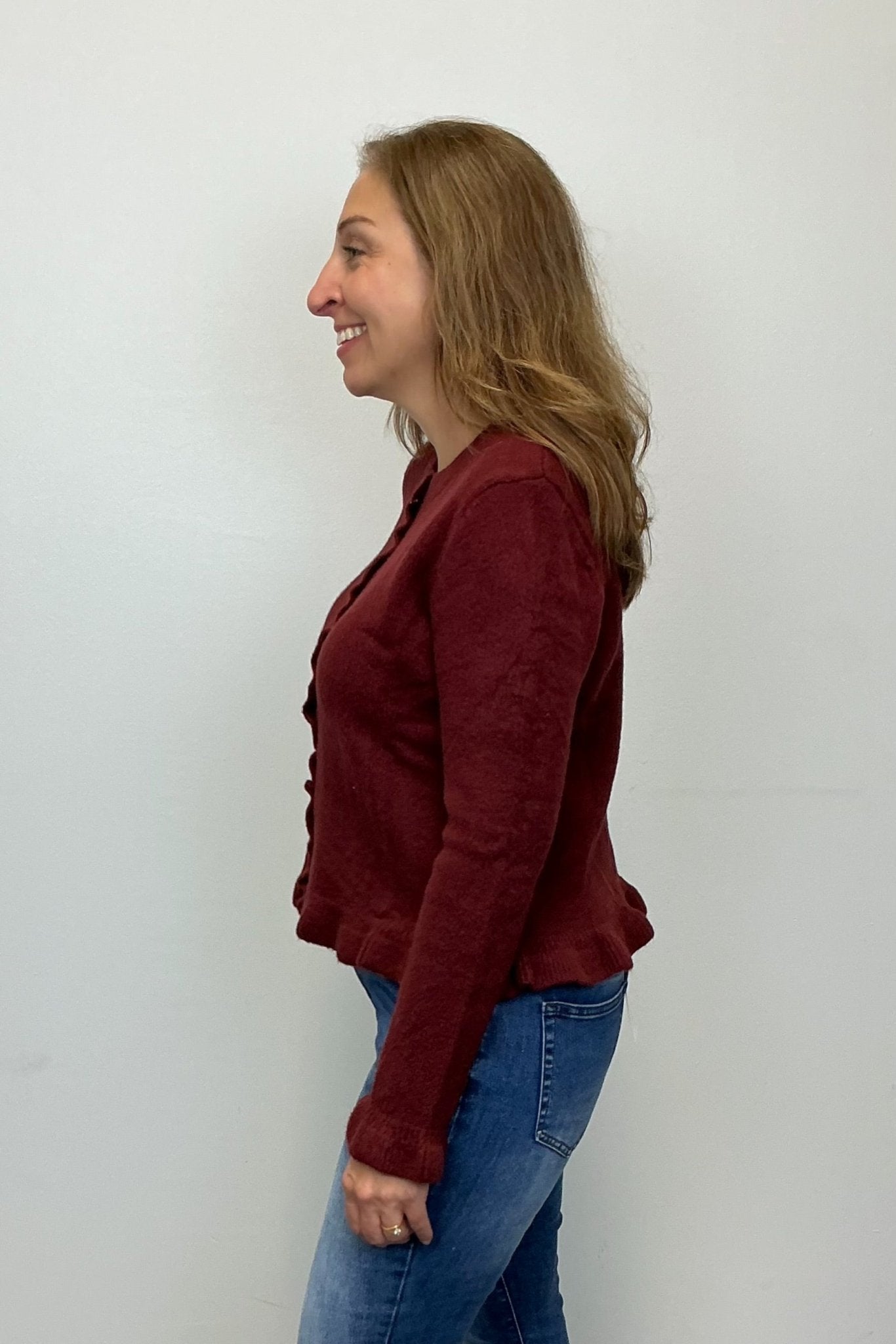 Six Fifty Chelsea Ruffle Trim Cardigan - Six Fifty