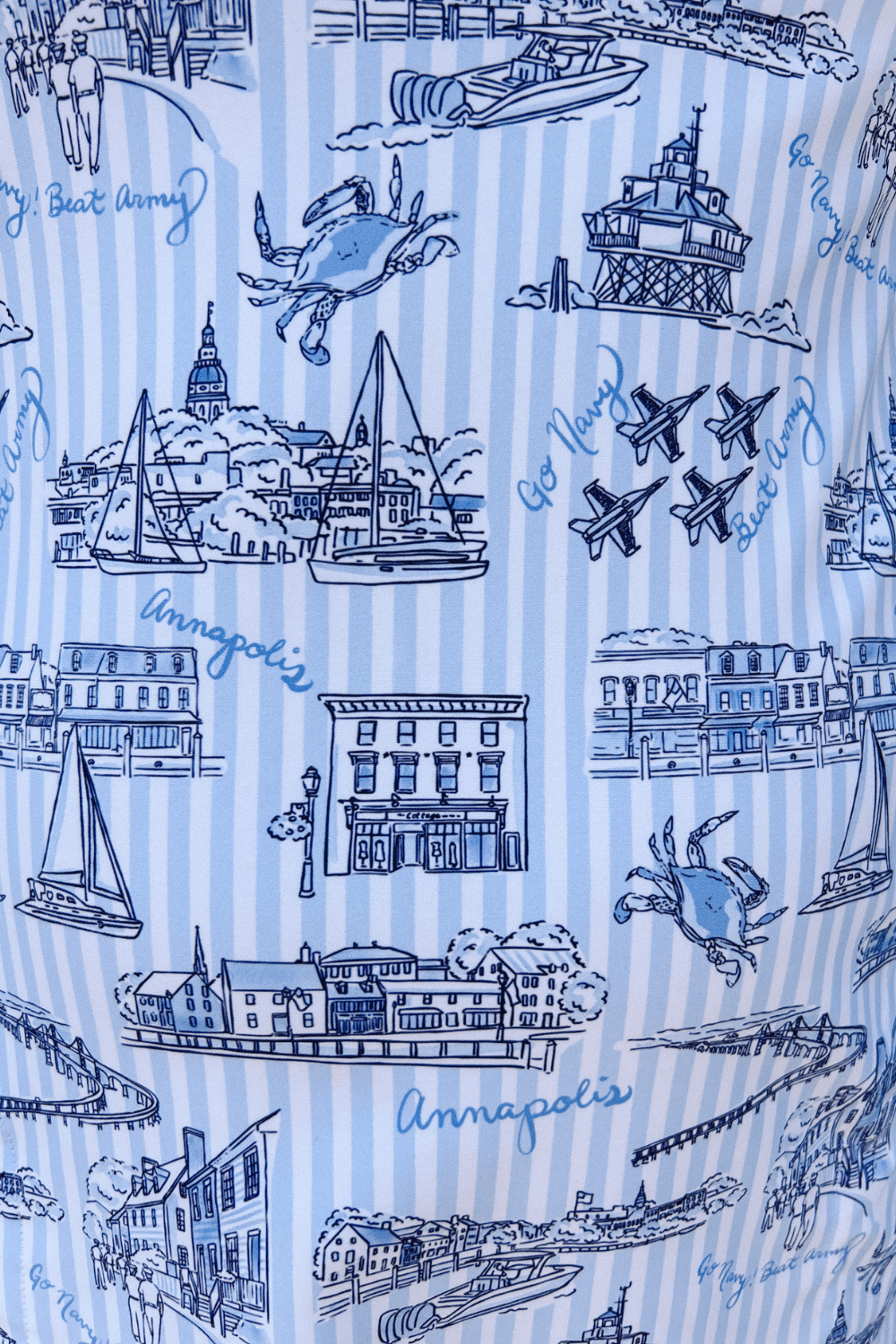 Smith & Quinn Katherine Dress - Blue Annapolitan Custom - Smith & Quinn