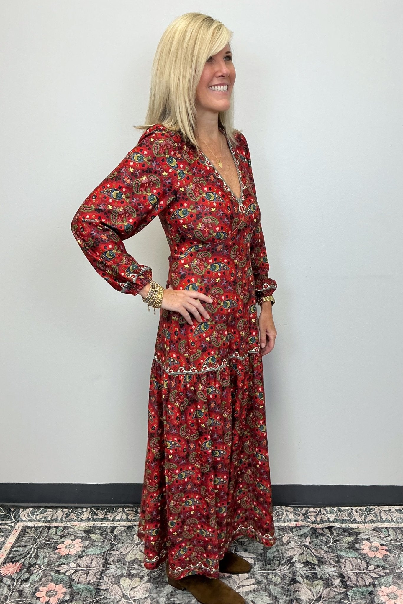 Smith & Quinn LA Dress - Nordic Paisley Multi - Smith & QuinnSR177449