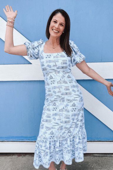 Smith & Quinn Lucy Dress - Blue Annapolitan - Smith & Quinn