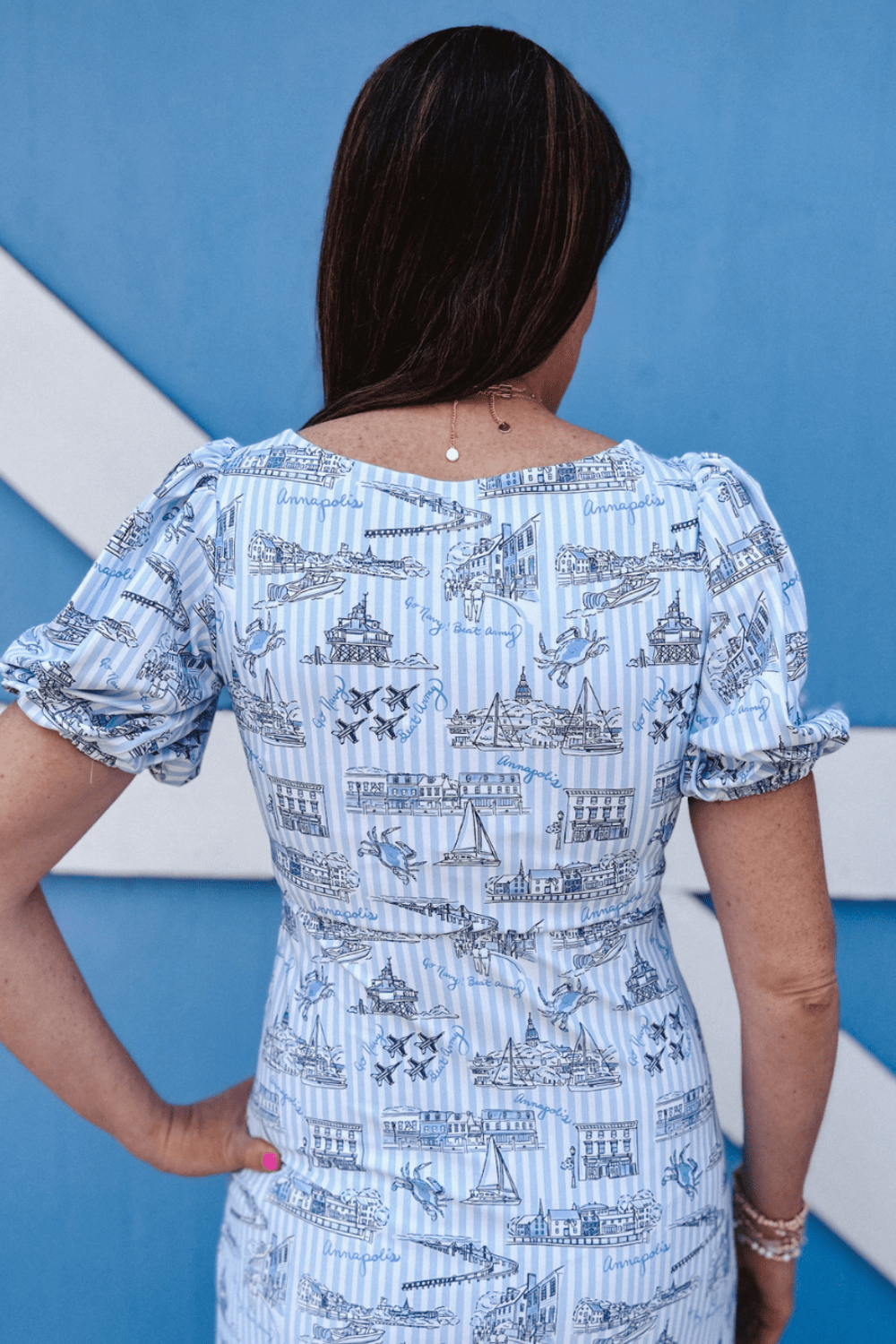 Smith & Quinn Lucy Dress - Blue Annapolitan - Smith & Quinn