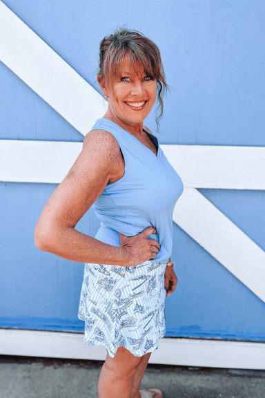 Smith & Quinn Molly Skort - Blue Annapolitan - Smith & Quinn