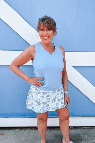 Smith & Quinn Molly Skort - Blue Annapolitan - Smith & Quinn