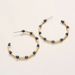 Spartina Calm Waters Hoop Earrings - Blue Coral - Spartina