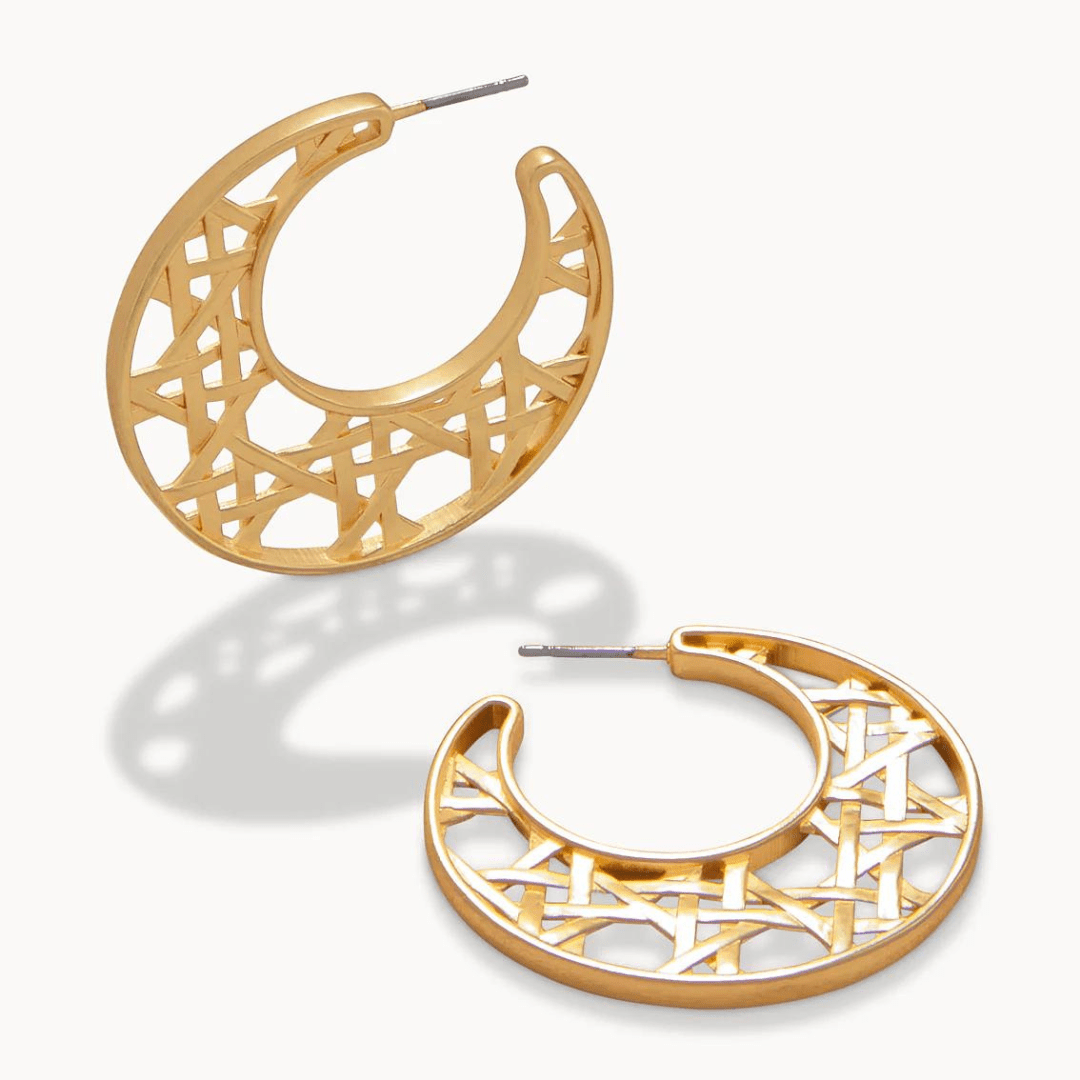 Spartina Cane Hoop Earrings - Spartina