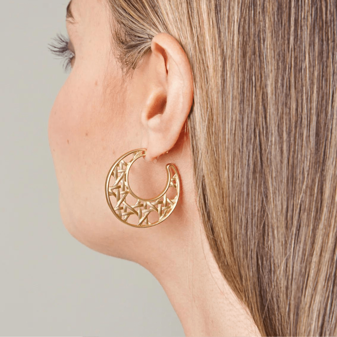 Spartina Cane Hoop Earrings - Spartina