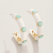 Spartina Clara Gem Hoop Earrings - Sea Foam/Cream - Spartina