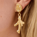 Spartina Crusty Coral Earrings - White Opal - Spartina