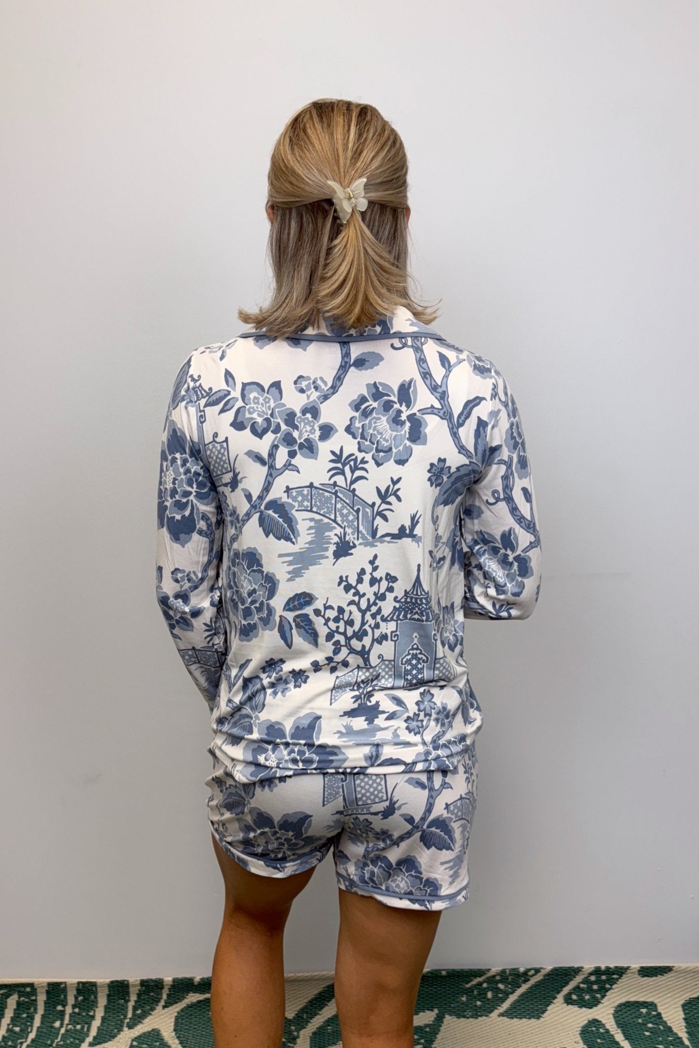 Spartina Garden Toile - Pajama Short - Spartina