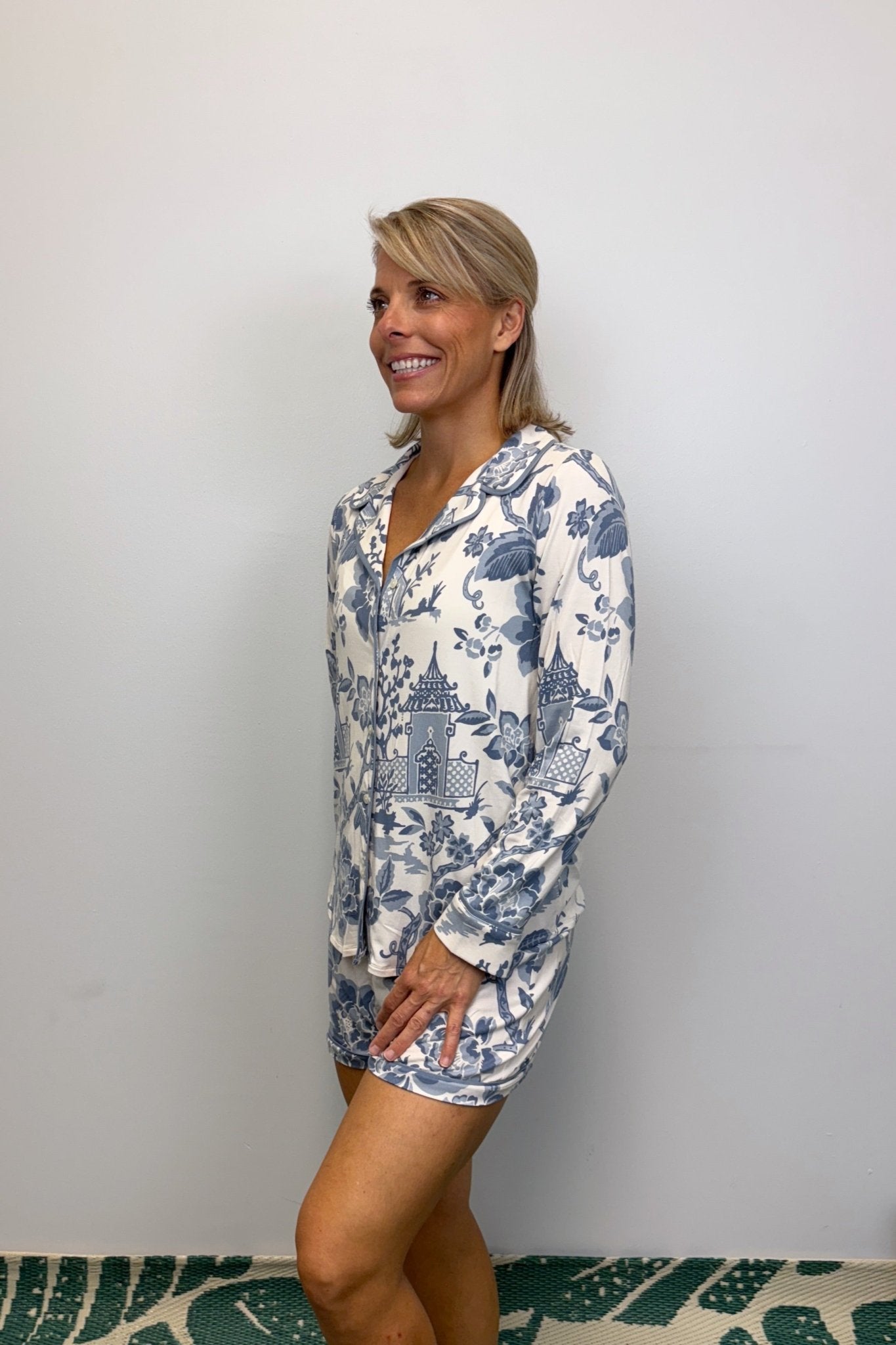 Spartina Garden Toile - Pajama Short - Spartina