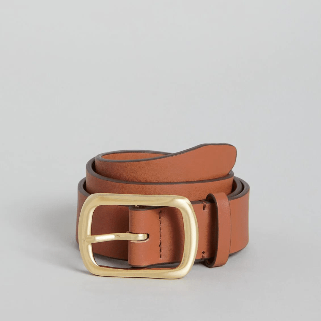 Spartina Leather Belt Saddle Brown - XL - Spartina