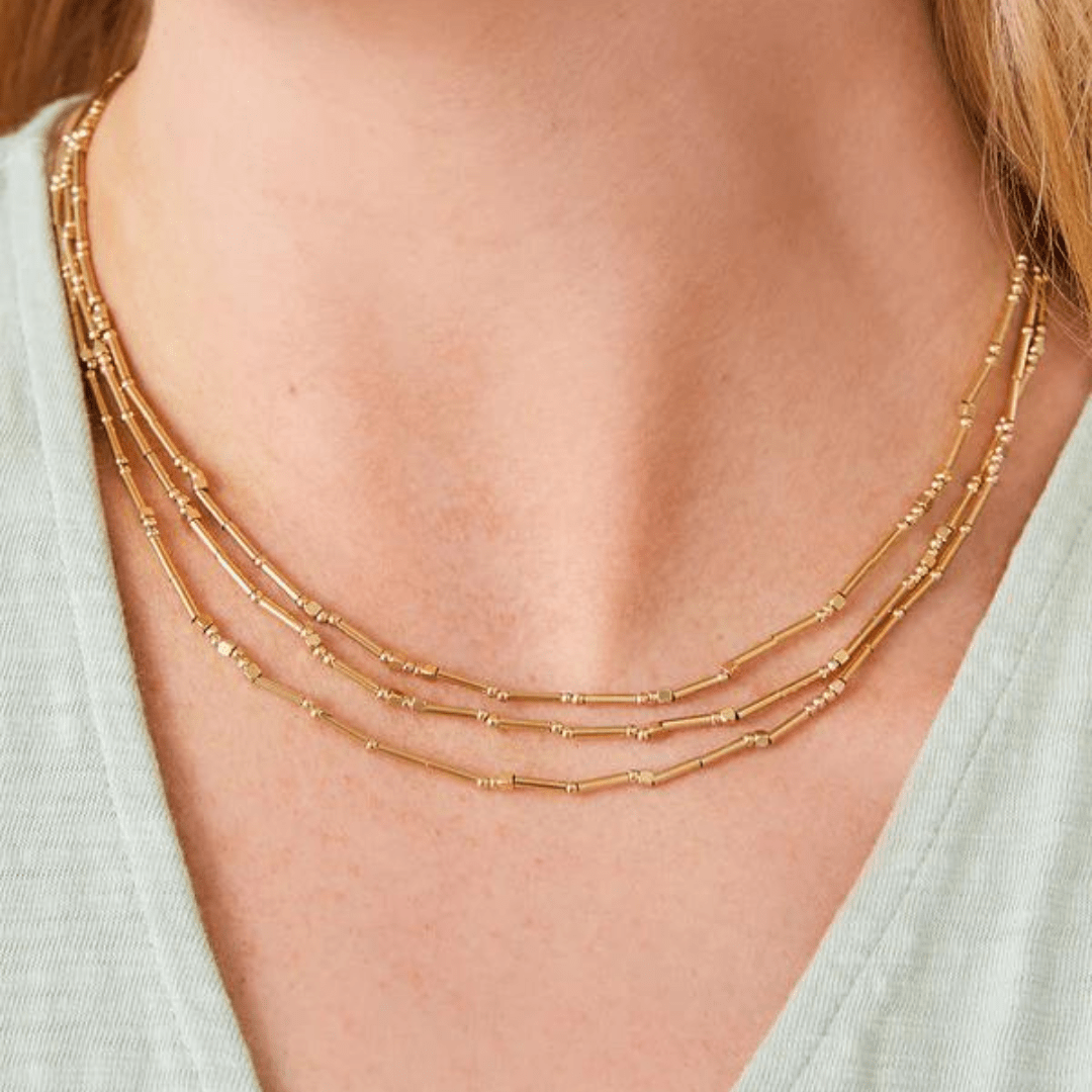 Spartina Mermazing Layered Necklace - Gold - Spartina