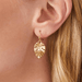Spartina Monstera Leaf Earrings - Spartina