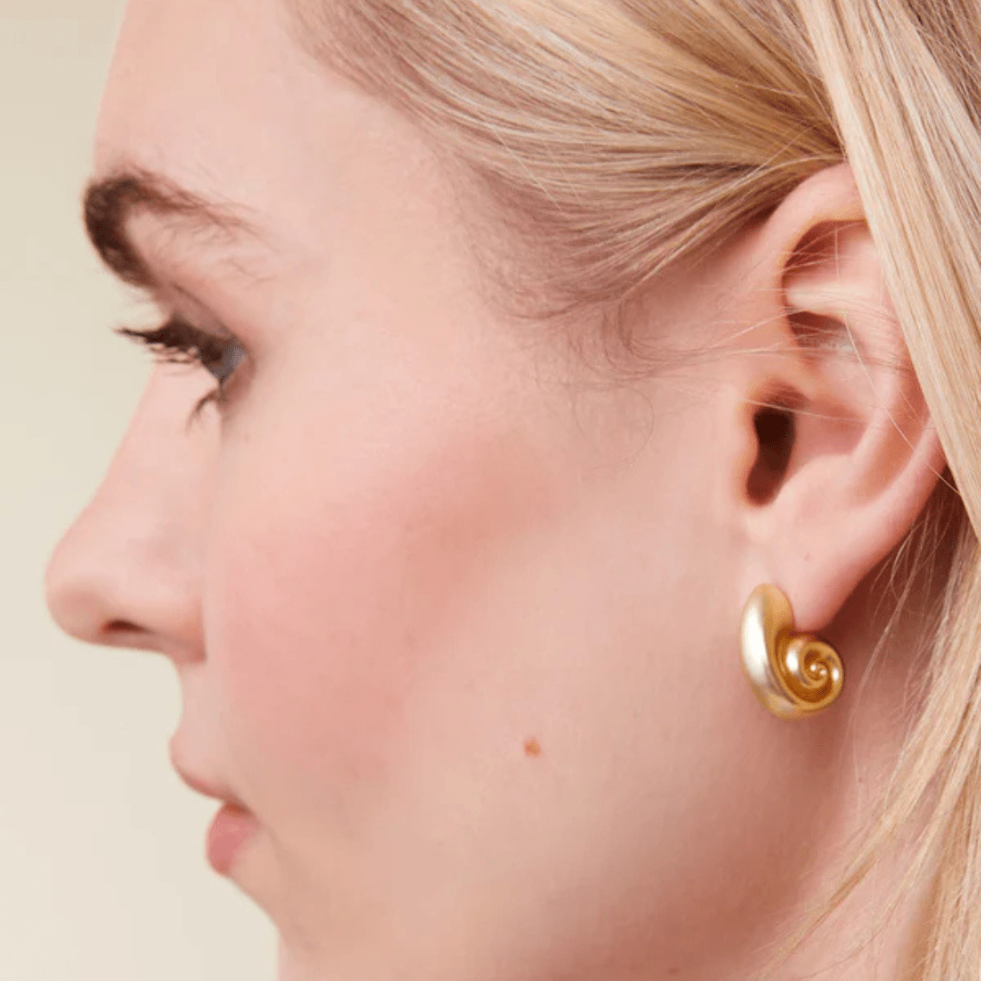 Spartina Nautilus Earrings - Gold - Spartina