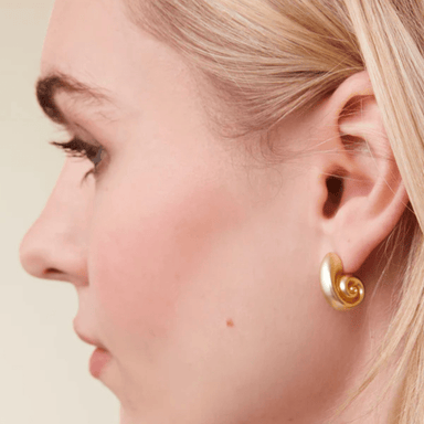 Spartina Nautilus Earrings - Gold - Spartina