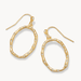 Spartina Sandbar Ripple Earrings - White Opal - Spartina
