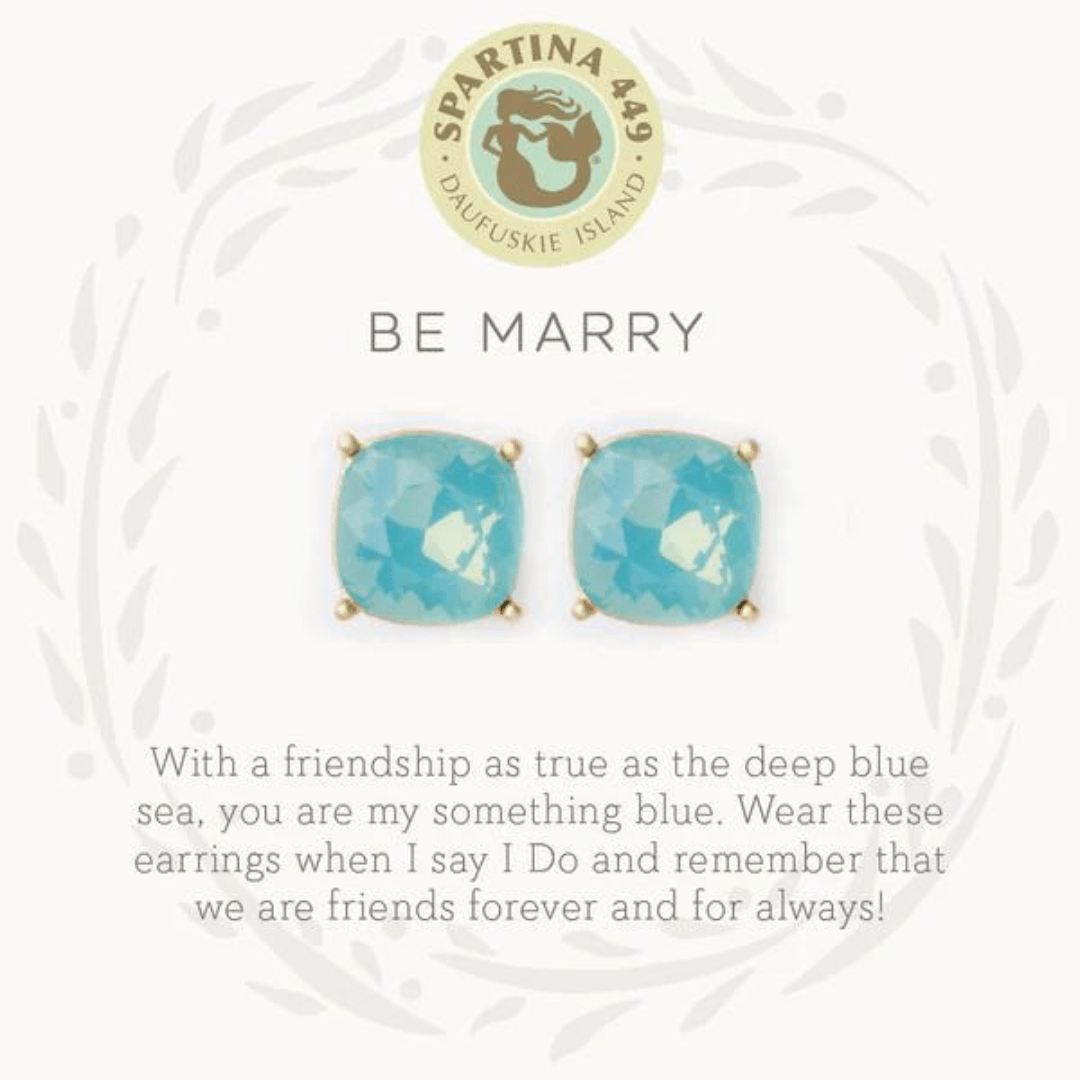 Spartina Sea La Vie Be Marry Stud Earrings - Spartina