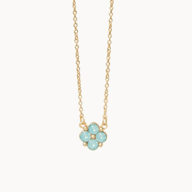 Spartina Sea La Vie Blessed Seafoam Clover Necklace - Spartina