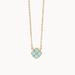 Spartina Sea La Vie Blessed Seafoam Clover Necklace - Spartina