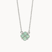 Spartina Sea La Vie Blessed Seafoam Clover Necklace - Spartina